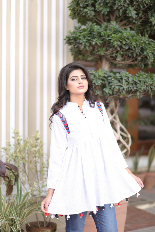 Checkered Kurti | Rj’s Pret