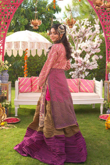 Dhanak Khushi Embroidered Lehenga Dress | RJS PRET