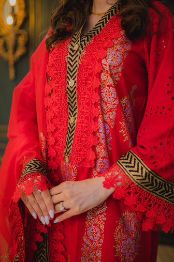 Scarlet Block Kari Red Dress | RJ’s Pret