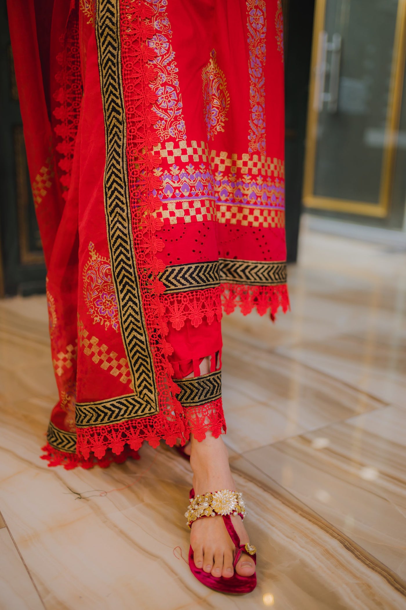Scarlet Block Kari Red Dress | RJ’s Pret