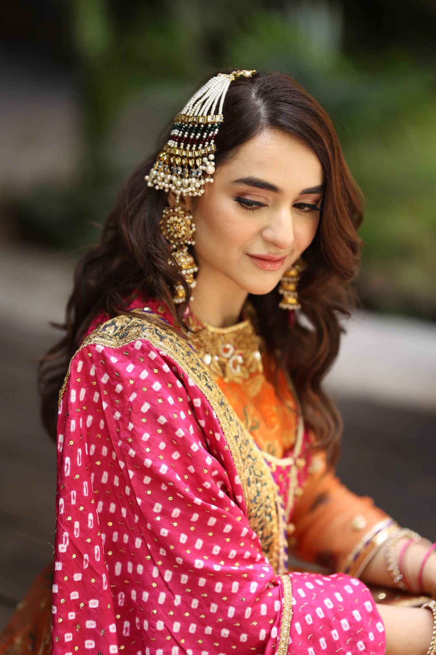 Henna Khushi Embroidered Silk Mehndi Dress | RJS PRET