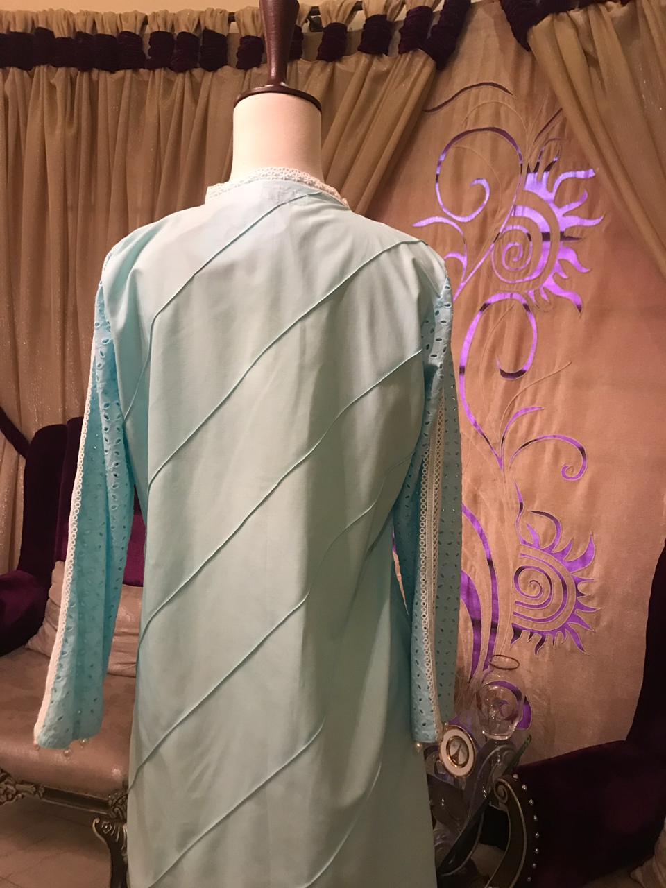 SKY BLUE CHICKEN KURTA | RJ’S PRET