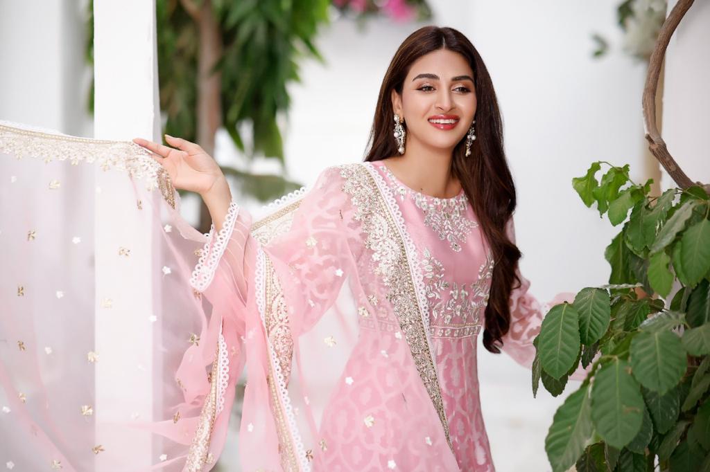 Pastel Pink Kalidaar Peshwas | BLUSH BALLET | BLOOM | RJS PRET