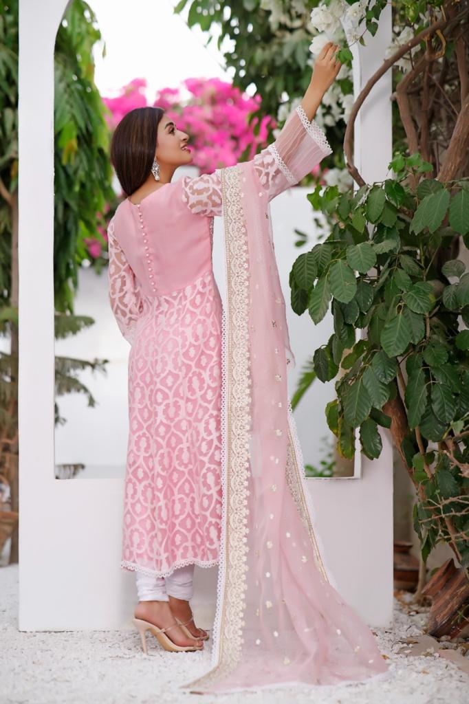 Pastel Pink Kalidaar Peshwas | BLUSH BALLET | BLOOM | RJS PRET