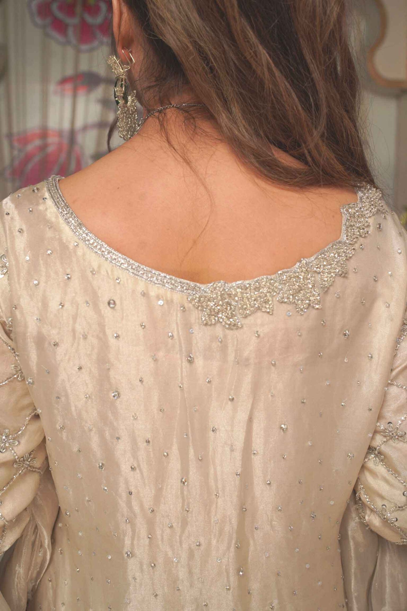 Kohinoor Khushi Swarovski Embroidered Organza Dress | RJS PRET