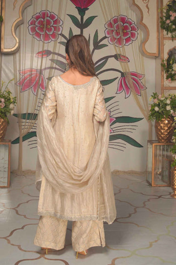 Kohinoor Khushi Swarovski Embroidered Organza Dress | RJS PRET