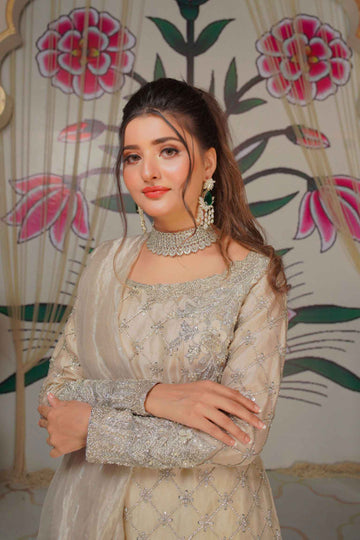 Kohinoor Khushi Swarovski Embroidered Organza Dress | RJS PRET