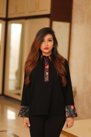 BLACK CORAL TOP | CHANTELLE | RJ’S PRET