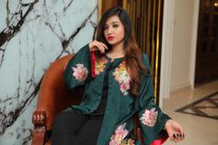 Emerald Green Silk Gown | CHANTELLE | RJ'S PRET