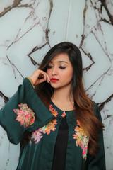 Emerald Green Silk Gown | CHANTELLE | RJ'S PRET
