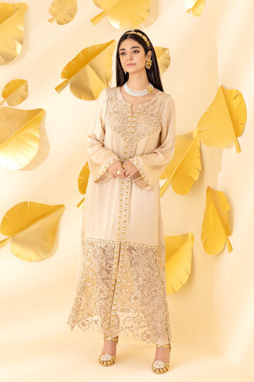 Gold Melody Pristine Embellished Kurta Set | RJS PRET