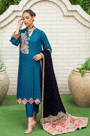 TEAL GREEN MOSAIC | RITZ|  RJS PRET