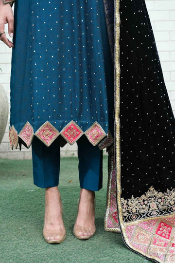 TEAL GREEN MOSAIC | RITZ|  RJS PRET