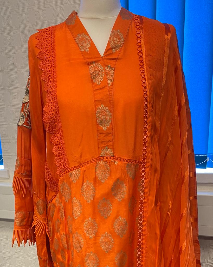 BLOCK PRINTED KURTA WITH DUPATTA  | RJ’S PRET
