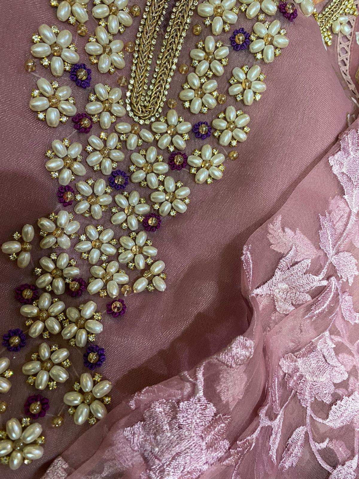 CARNIVAL (TEA PINK) | Embroidered Outfit | RJ’S PRET