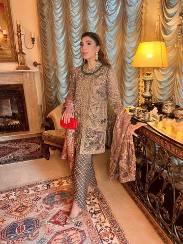 Embroidered Formal Dress | Rosette | Khushi | RJS PRET