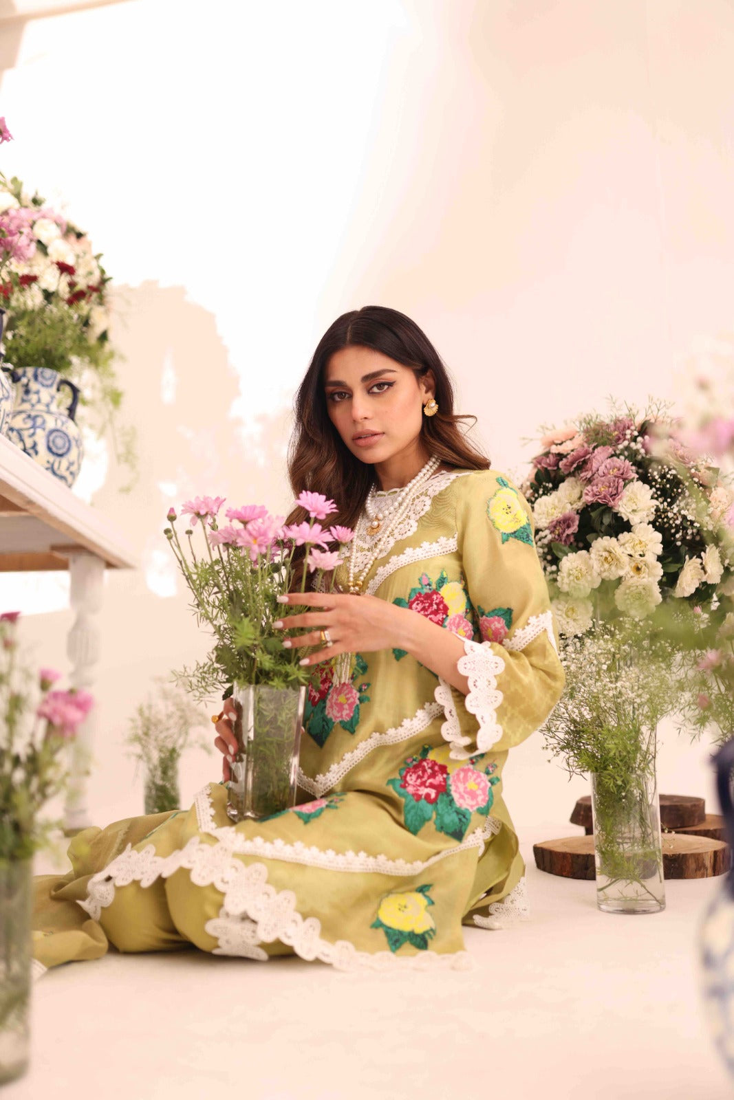 Primrose Umeed Embroidered Net Kurta Set | RJS PRET