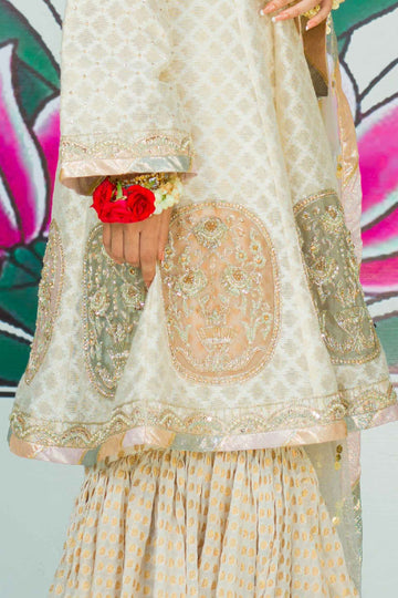 Kashish Khushi Peplum Gharara Wedding Dress | RJS PRET