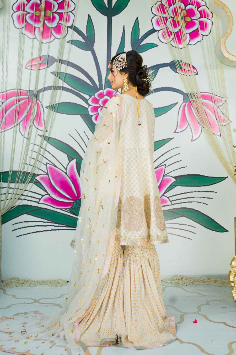 Kashish Khushi Peplum Gharara Wedding Dress | RJS PRET
