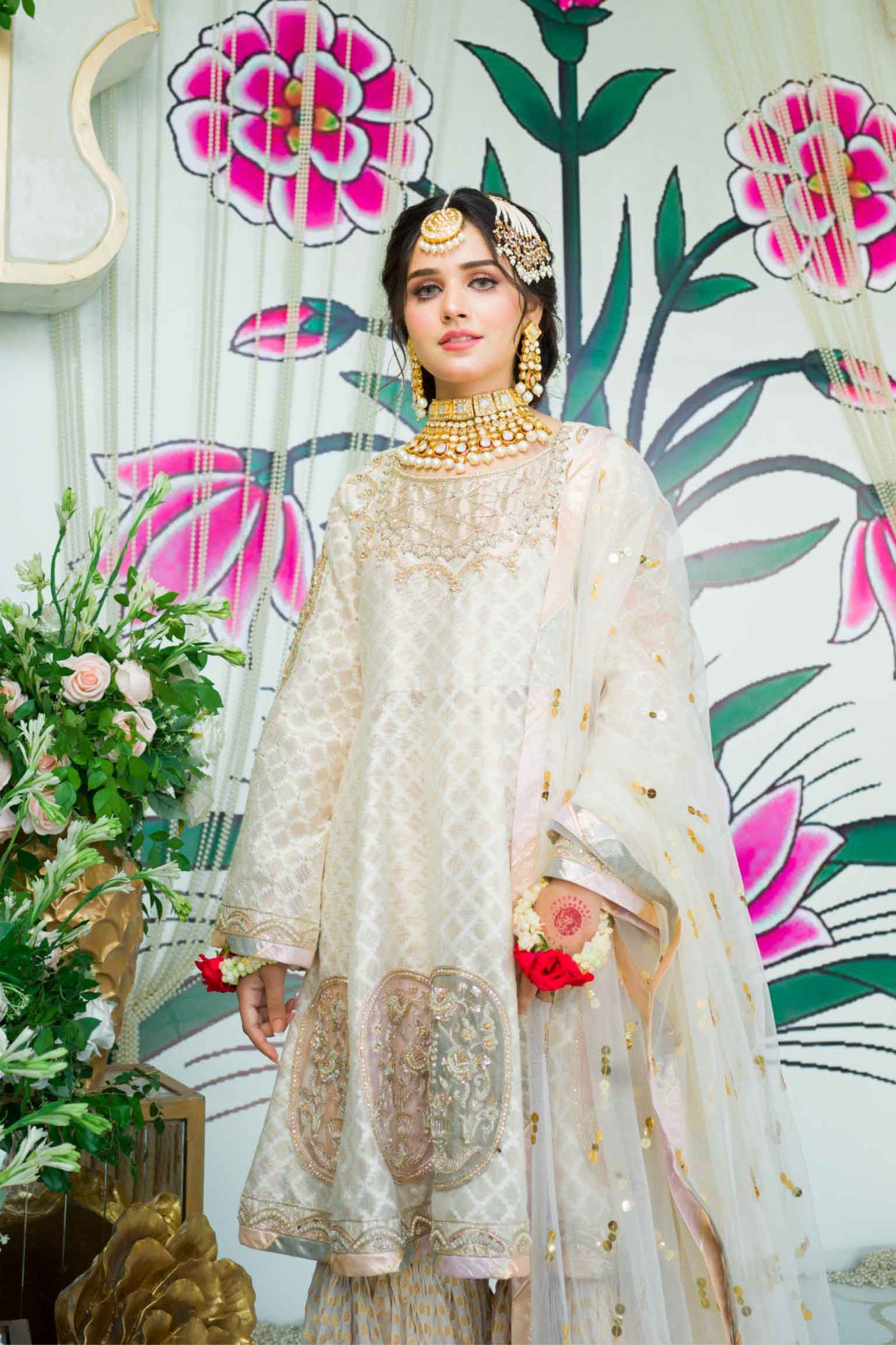 Kashish Khushi Peplum Gharara Wedding Dress | RJS PRET