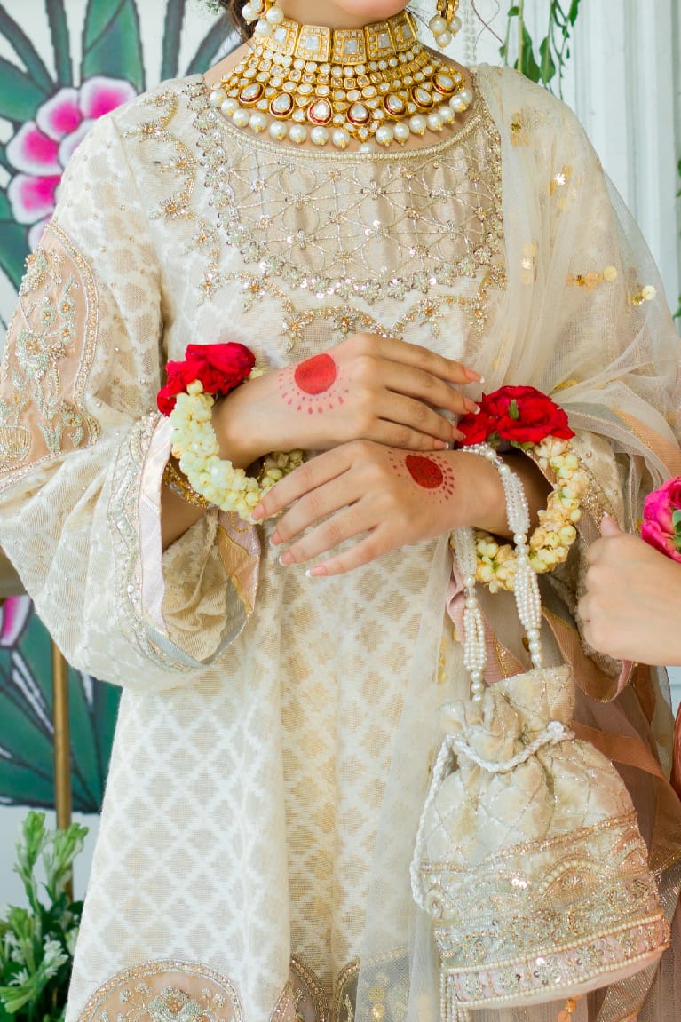 Kashish Khushi Peplum Gharara Wedding Dress | RJS PRET