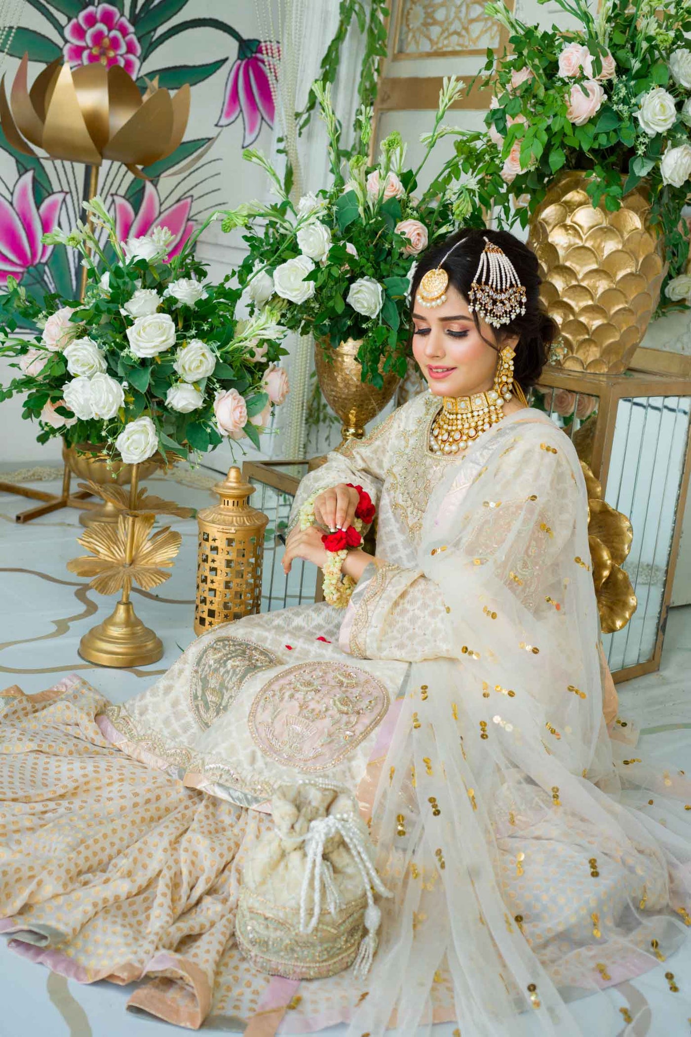 Kashish Khushi Peplum Gharara Wedding Dress | RJS PRET